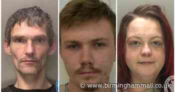 Banged up: Latest Midlands criminals jailed this week