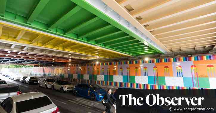 Painting the town red ... and green and yellow: art movement brings new colour to London