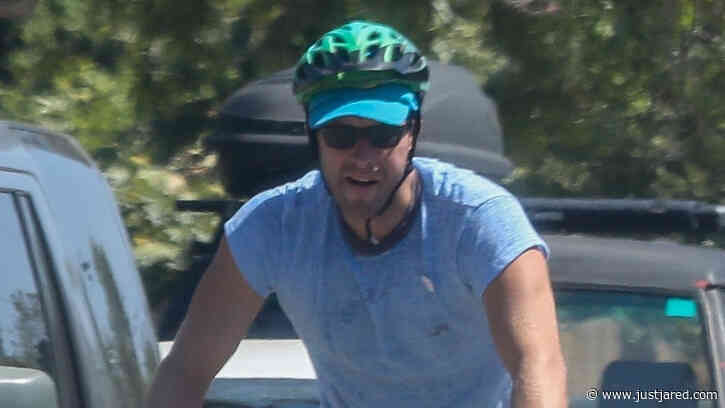 Chris Martin Goes for Bike Ride Around Malibu