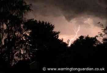 Amazing lightning pictures from storm over Warrington