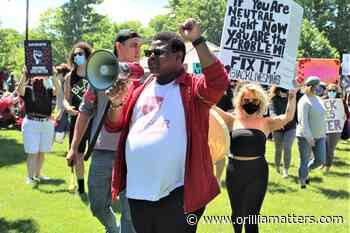 Rally reminds community 'racism lives here in Orillia, too' (20 photos) - OrilliaMatters