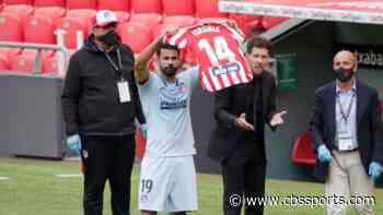 Diego Costa dedicates goal to Atletico Madrid's Virginia Torrecilla, who recently had brain surgery