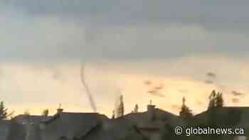Funnel cloud spotted near Calgary during severe Alberta storm