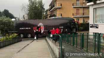 Giocatori del Milan a Leini, tutto pronto per la semifinale di Coppa Italia - Il Canavese