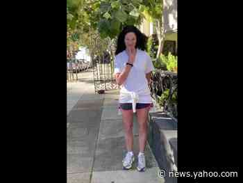 A white couple called the police on a man for stenciling 'Black Lives Matter' in chalk on his own property