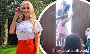 Christine McGuinness is reunited with her mum after four months apart