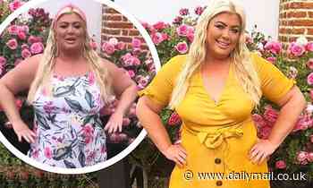 Gemma Collins shows off her slimmed-down figure as she models her clothing collection