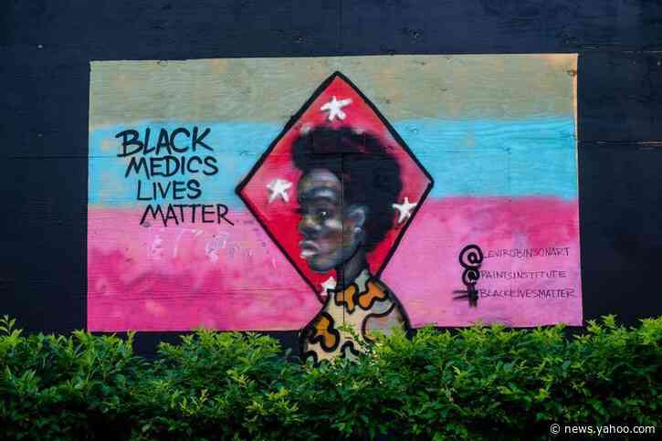 Anti-racism protest signs, murals destined for U.S. Smithsonian