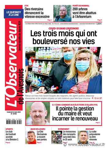 L'Observateur de l'Avesnois (édition Le Quesnoy) du vendredi 12 juin - L'Observateur
