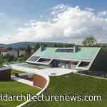 Edge House on the cliff ground site in Poland’s Krakow Vistula valley