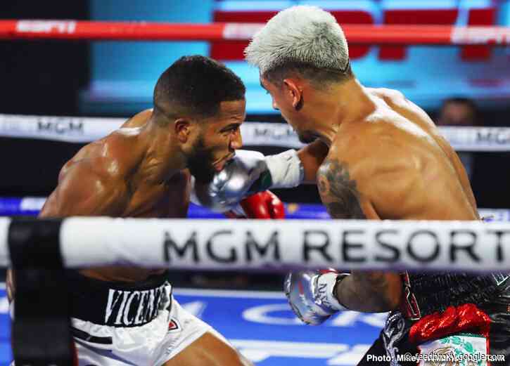Yenifel Vicente could be punished for low blows against Jessie Magdaleno