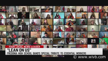 Fredonia High School band pays tribute to essential workers