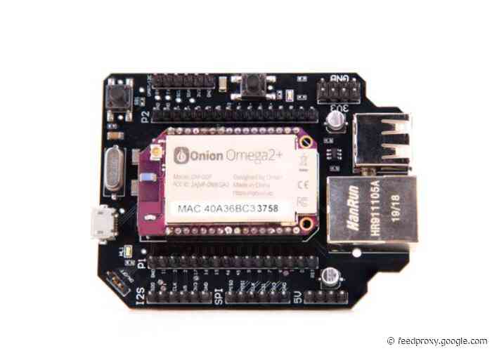 Omega2+ expansion board lets you easily connect modules, sensors, USB devices and more