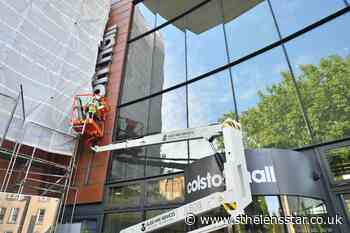 Lettering removed from outside of Colston Hall - St Helens Star