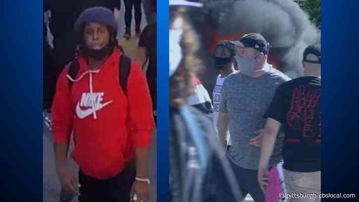 Officials Look To Identify Alleged Vandal And Man Accused Of Shoving Police Horse During Protests Downtown
