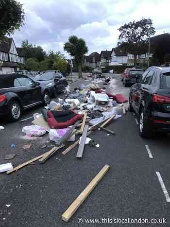 Investigation into huge dump that blocked Barnet road