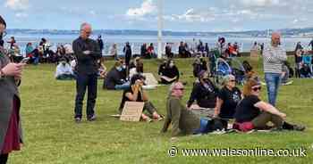 Black Lives Matter protest held at Aberavon beachfront