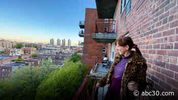Neighbor hosts weekly dance parties on balcony to spread joy in Washington Heights