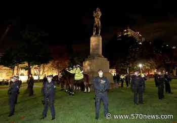 2 Sydney statues of British explorer James Cook vandalized - 570 News