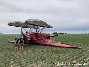 Plane crash lands in Cut Knife farmer's field