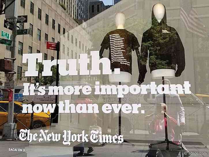 The New York Times' campaign is a creative masterwork that moved business