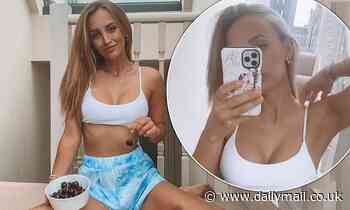Tiffany Watson wears white crop top in Instagram photos