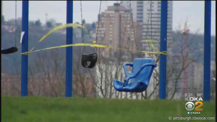 Pittsburgh Playgrounds Reopen With Extra Safety Precautions, Including Staff Members Handing Out Masks If Needed