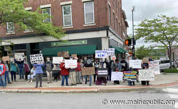 Demonstrations At Belfast's 'Resistance Corner' To Resume To Protest The Death Of George Floyd - mainepublic.org