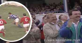 The unprecedented day Wales played and lost to Bridgend in front of stunned spectators - Wales Online