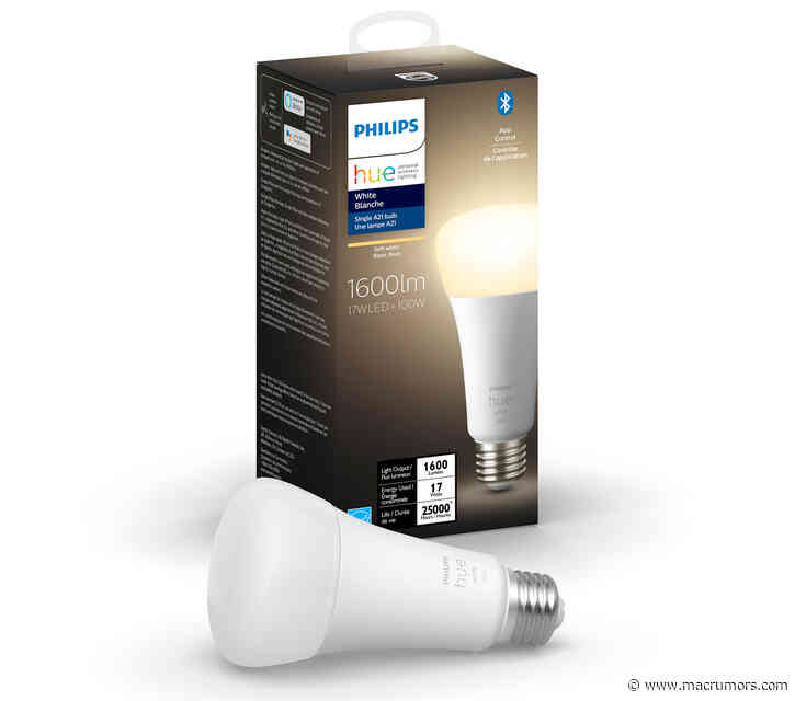 Philips Hue Line Gains Brighter A21 Bulb, Bluetooth Lightstrip and Revamped Bloom Lamp