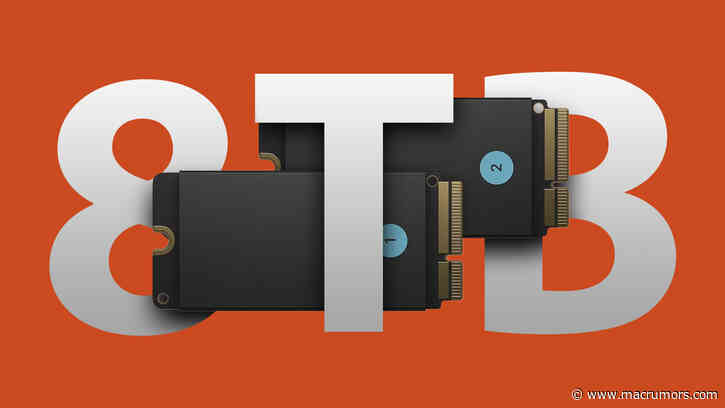 Apple's User-Installable Mac Pro SSD Kits Now Available With Up to 8TB of Storage for $2,800