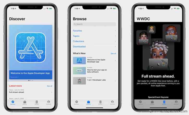 Apple Developer App Gets Redesign and New Features Ahead of WWDC