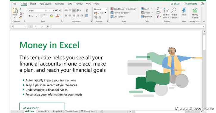 Microsoft can now import your banking activity into Excel