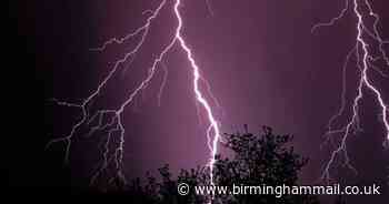 Met Office warning as thunder and lightning set to hit Birmingham