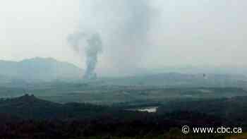 North Korea blows up liaison office, says it will cut off communications with the South