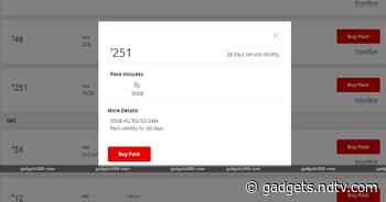 Vodafone Idea Rs. 251 Recharge Plan Now Available in All Telecom Circles Across India