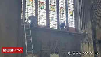 Edward Colston: Church windows honouring slave trader removed