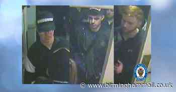 Three men sought after woman attacked outside pub