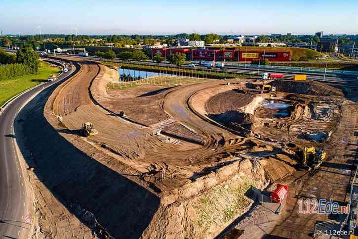 Toe- en afrit A12 bij Ede in het weekend afgesloten