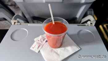 Bei der Lufthansa wird der Tomatensaft zum Symbol des Verzichts