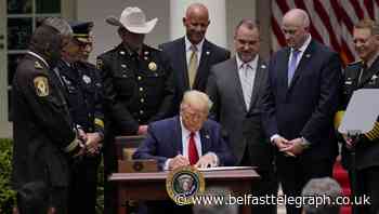 President Trump signs executive order on US police reform