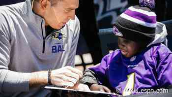 Ravens and Orioles laud ill superfan's graduation