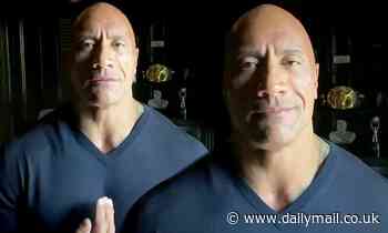 Dwayne Johnson gives inspiring high school commencement speech