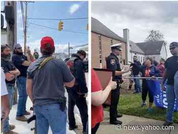 Violent counter-protesters mobbed a small-town BLM demonstration in Ohio amid false rumors of antifa