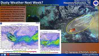 Saharan dust moving into Houston after weekend storms - Chron