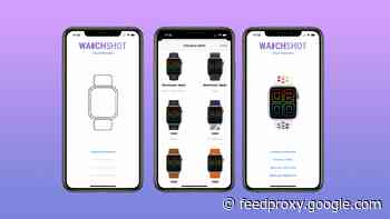 Create custom Apple Watch screenshots with ‘Watchshot’ app