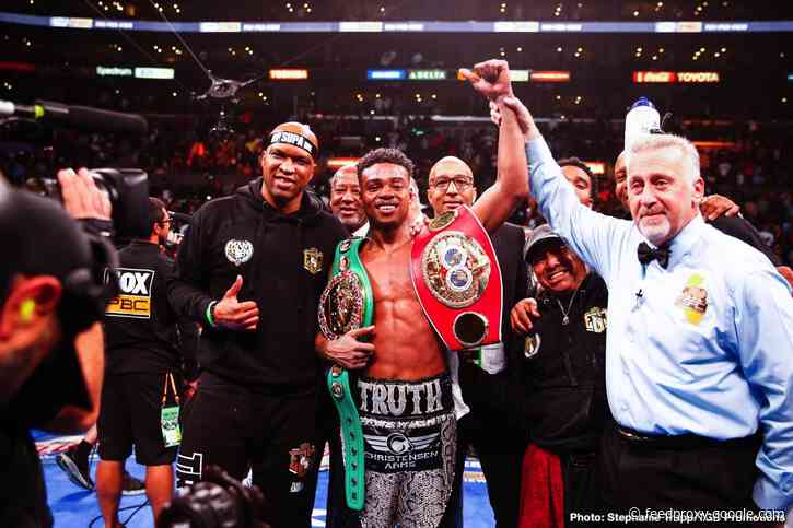 Errol Spence Jr doesn’t need a tune-up says trainer Derrick James
