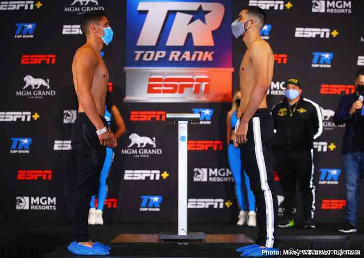 Giovani Santillan vs Antonio DeMarco in Las Vegas tonight