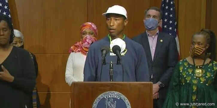Pharrell Williams Helps to Announce Juneteenth as a State Holiday in Virginia - Watch! (Video)