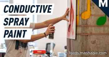 Ingenious spray paint transforms physicals surfaces into interactive displays